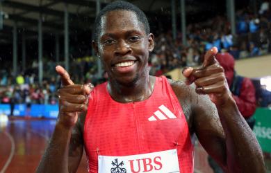 Seville upstages Olympic champion Lyles again in 100m