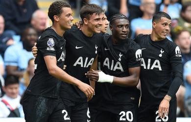 EPL: Spurs ground Man City to maintain winning run