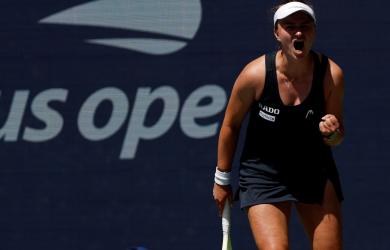 Krejcikova ends teen star Mboko's US Open dream