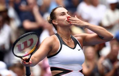 PIX: Sabalenka begins title defence with confident win