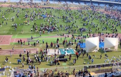 Messi's Brief Visit Sparks Chaos At Kolkata Stadium