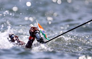 PIX: India's Anurag, Army Pal Brave Tough Waters