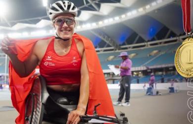 Debrunner makes history with 3rd gold at Para Worlds