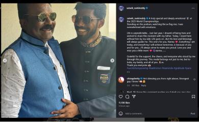 A Medal for Nanna: Satwik's Emotional Tribute