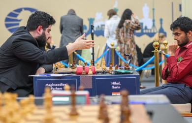 Grand Swiss: Nihal in joint lead; Gukesh loses again