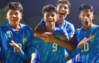 India edge Bhutan to seal SAFF U17 semi spot