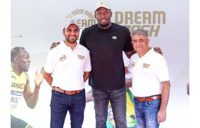 Bolt inspires India's next-gen sprinters at Mumbai meet