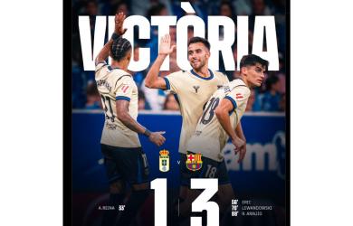 Barcelona rally past Oviedo to stay unbeaten in LaLiga