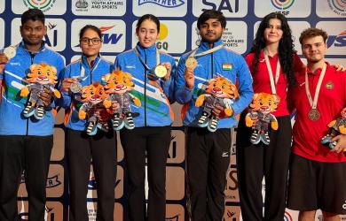 ISSF Jr World Cup: Rashmika-Kapil bag India's 3rd gold
