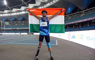 Shailesh wins India's first gold at Para Worlds