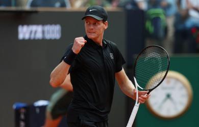 Sinner matches Djokovic's Masters winning streak at Italian Open