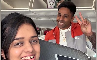 SKY-Devisha's First Flight With Baby Girl