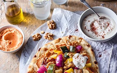 Recipe: Mediterranean Vegetable Flatbread