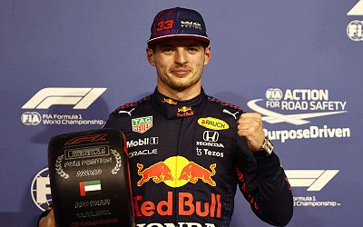 Verstappen beats Hamilton to pole in Abu Dhabi 