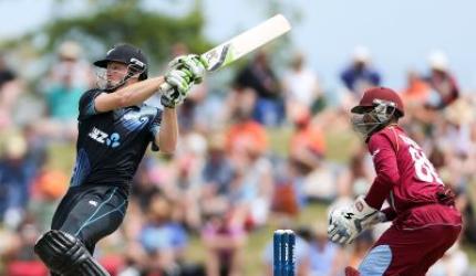 New Zealand beat Windies in rain-hit 4th ODI