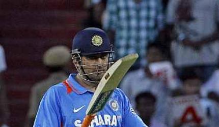 Images: Dhoni leads India to an easy win