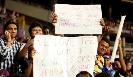 PIX: Fans wish Sachin Tendulkar 'Happy Birthday'