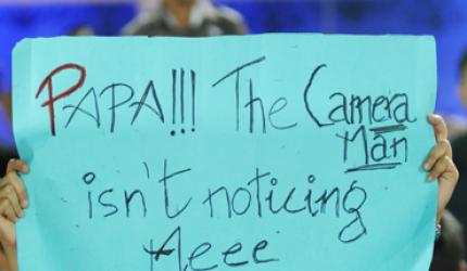 IPL PHOTOS: Get the message from the stands