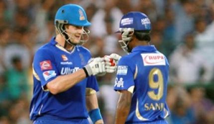 Samson, Watson help Rajasthan stay unbeaten at home