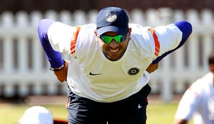 Yuvraj and his tryst with injuries at training...