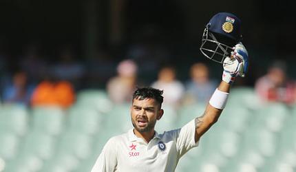 Captain Kohli's ton inspires Team India's strong reply