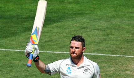 McCullum leads from the front as New Zealand bat India out