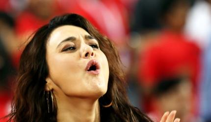 Preity Zinta's ooh... aah... ouch IPL moments!