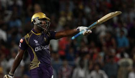 Russell's blast powers Kolkata to victory against Punjab