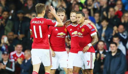 Champions League: Memphis stamps his mark for United; Record for Astana