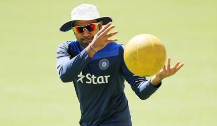 Team India sweats it out in training at Adelaide