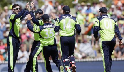 Gutsy Ireland upset former champions West Indies