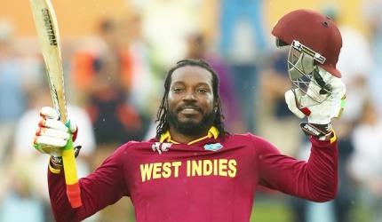 PHOTOS: Gayle smashes FASTEST double ton