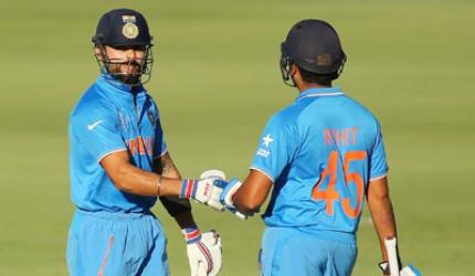 Rohit Sharma, Virat Kohli help India seal third straight win