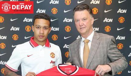 Dutchman Depay signs four-year deal with Manchester United