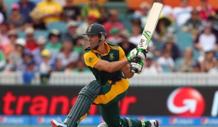 De Villiers overtakes Gayle in World Cup MVP standings