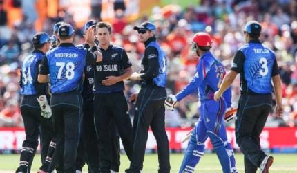 PHOTOS: New Zealand brush aside Afghanistan to stay unbeaten 