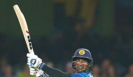 Record-breaker Sangakkara joins batting greats