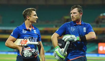 England beat Afghanistan in rain-swept Sydney