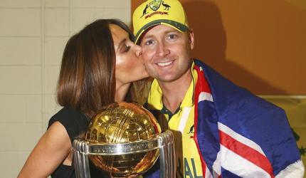 How Australian WAGs congratulate their men...