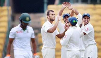 India 'A' trounce Bangladesh 'A' by innings and 32 runs