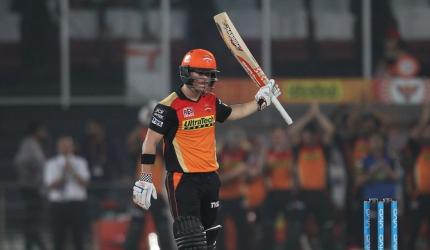 PHOTOS: Warner, Mustafizur star in victory over Kings XI