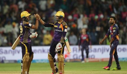 PHOTOS: Suryakumar takes KKR over the line in thrilling win over Pune