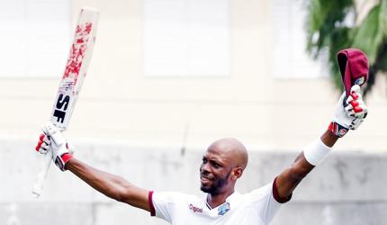 Chase's century helps West Indies escape with a draw