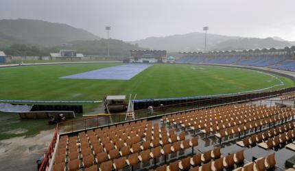 West Indies vs India: Play washed out on Day Three in St Lucia