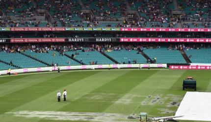 Sydney Test: Rain washes out play for second successive day