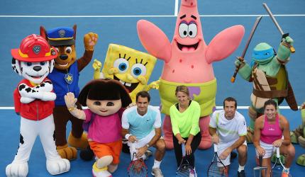 PHOTOS: Federer's day out in Brisbane