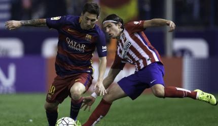 Barca coach shocked by Filipe Luis challenge on Messi