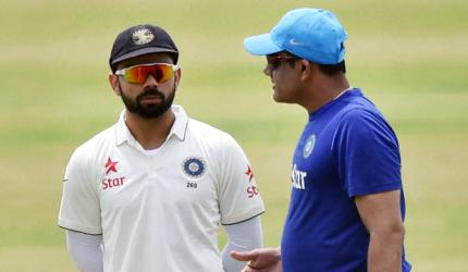 'The team is on the right track with Anil Kumble as the coach'