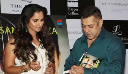 PICS: Salman Khan launches Sania Mirza's autobiography