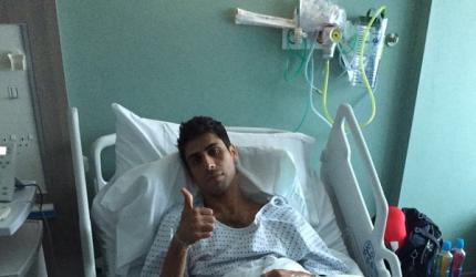 First Look: Nehra undergoes knee surgery in London